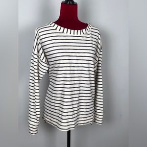 J. Crew long sleeve striped shirt size large